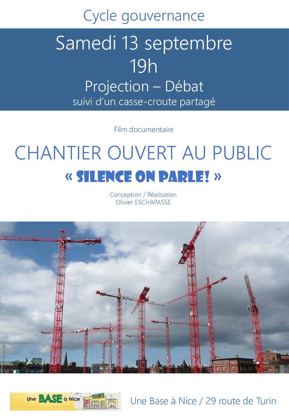 AFFICHE Silence on parle! Chantier 2